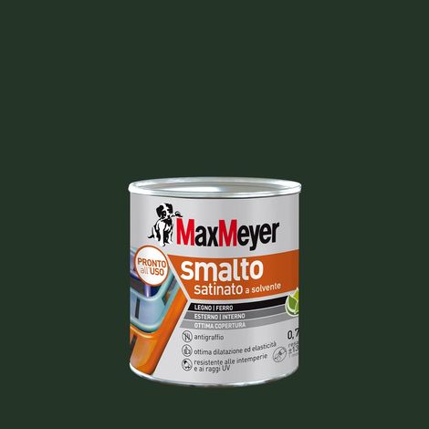 MaxMeyer Smalto a Solvente Satinato Abete R6009 0,750 l (1/4)