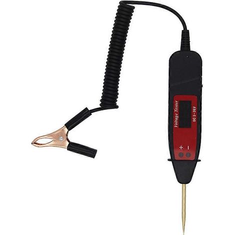 Outil de diagnostic automobile : stylo testeur de voiture, stylo voltmètre, stylo de test multifonction-22.7X10.6X3CM-Red Black (1/3)