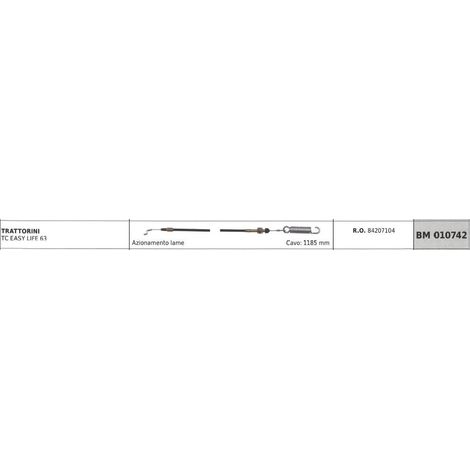 Cavo azionamento lame GGP per trattorino TC EASY LIFE 63 010742