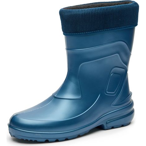 Ladeheid Bottes de Pluie Thermiques en EVA Femme LA-800-2017 (Metal Bleu/Marine, 39 EU)