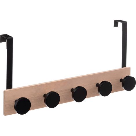 Ganci per porte in legno nero  - 5five