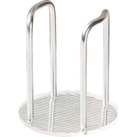 Soporte para tazas, estante de almacenamiento para mesa de centro, organizador de tazas de té, accesorios de cocina y oficina - 1 plateado