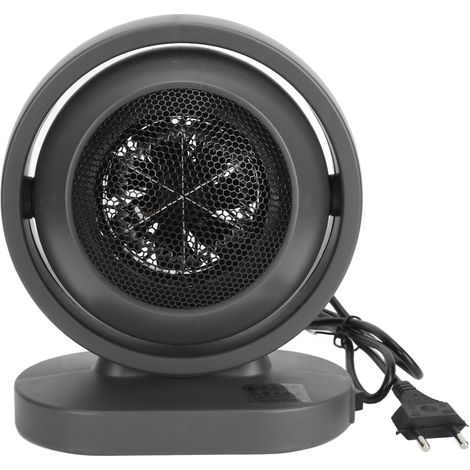 Chauffage de bureau haute puissance à chauffage rapide, économe en énergie, portable et compact, gris, prise européenne 220 V (1/5)