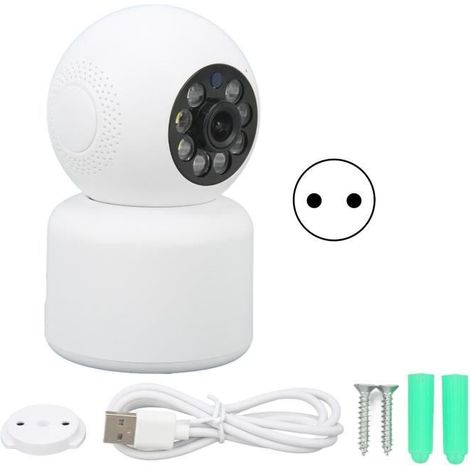 EJ.life caméra de surveillance Wifi Caméra intérieure intelligente 5G HD bébé animal de compagnie caméra sans fil 2 voies (1/4)