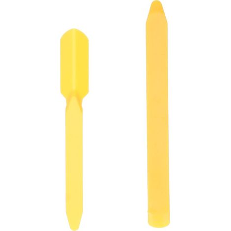 Kit de 2 grattoirs en silicone pour le nettoyage et le retrait de colle, idéal pour les carrelages et le verre. (1/5)