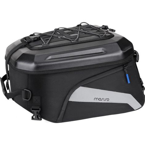 Motorrad Hecktasche Rucksack 25-35L erweiterbar, wasserdicht, mit Helm-Fach (1/5)