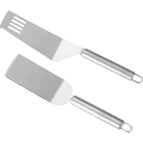 Ensemble de 2 pièces en acier inoxydable pour pizza et pâtisserie (1/5)
