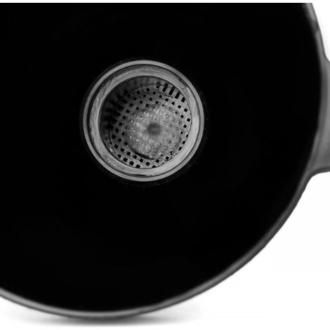 Entonnoir flexible noir avec filtre, 3 pièces, universel, pour carburant, liquide, eau, 13 cm AMIO-02006