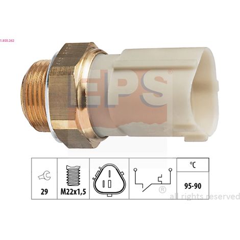 Interrupteur de température, ventilateur de radiateur EPS 1.850.262 AUDI