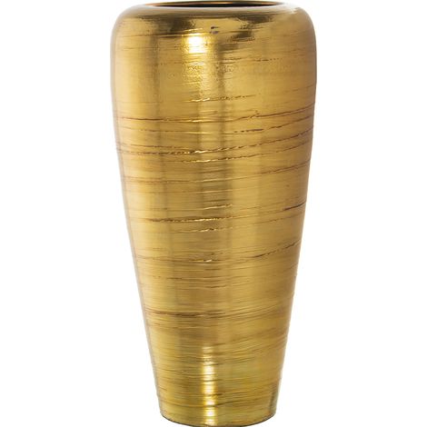 Vase Céramique 93 Cm Or °40X93 Cm, Bouche:°25 Cm (1/2)