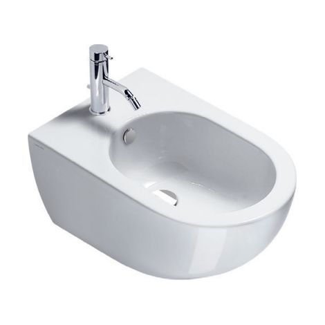 Hängedes Bidet 54x35 cm aus glänzend weißer Keramik – Ceramica Catalano Sfera