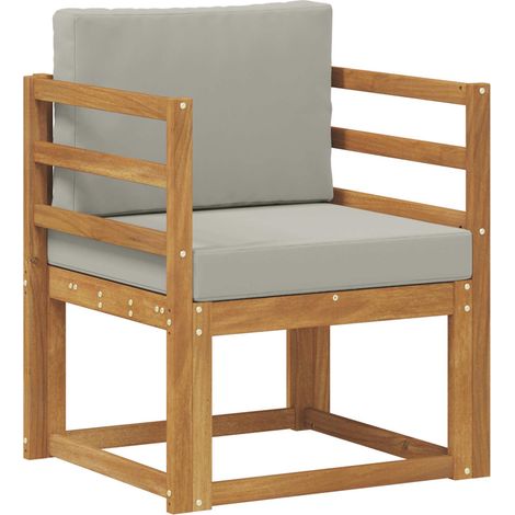 Maison Exclusive - Outdoor-Sofa Massives Akazienholz und Polyeste