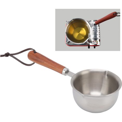 Mini friteuse à huile chaude / petite casserole à fond profond / bassine à huile / poêle à frire / sauteuse à huile / pot à lait (petit format) (1/5)