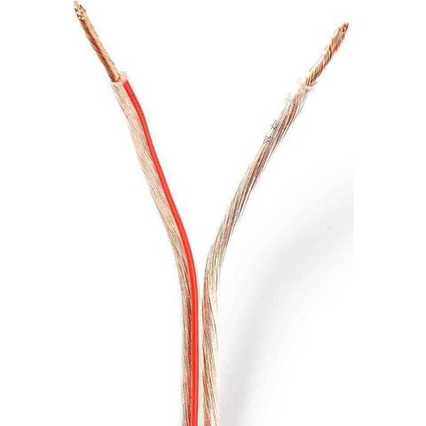 Cable hogtalar 2x 150 mm acc 150 metros ronda pvc transparente embalsamar