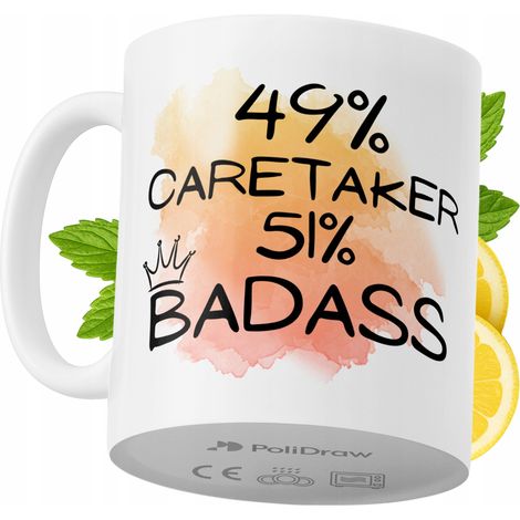 Mug humoristique pour soignant(e) - Mug avec texte amusant et design graphique - Idéal pour les anniversaires, les fêtes et les occasions spéciales - Mug premium pour la maison, le bureau et le travai