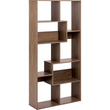 Bücherregal mit 6 Ebenen CHATEH 180 cm Braun