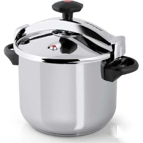 Olla clásica a presión 4 litros Ø 20cm, Acero inoxidable 18/10, Triple seguridad, Apta para todo tipo de fuegos, Olla presión