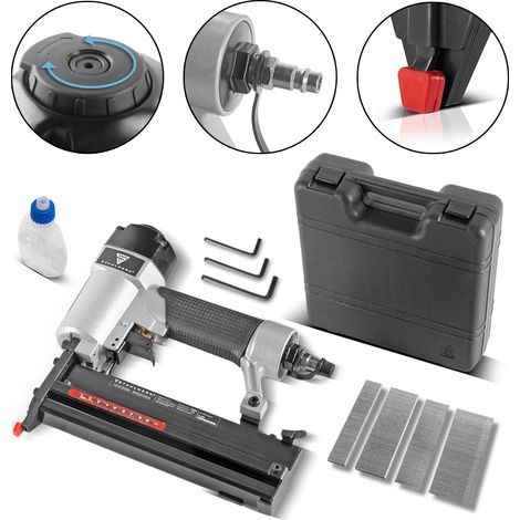 STAHLWERK Chiodatrice pneumatica DN-50 ST 2 in 1 con pressione di lavoro di 5-7 bar