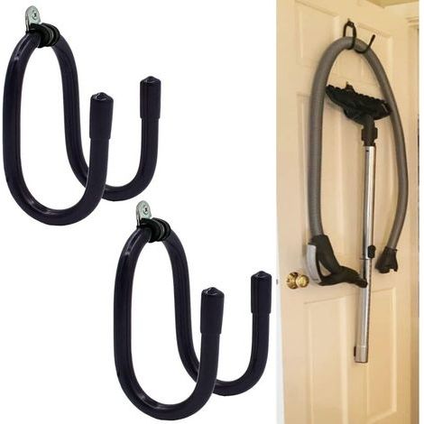 Lot de 2 supports muraux pour tête d'aspirateur, support de rangement pour aspirateur, magasin, garage, aspirateur (1/4)
