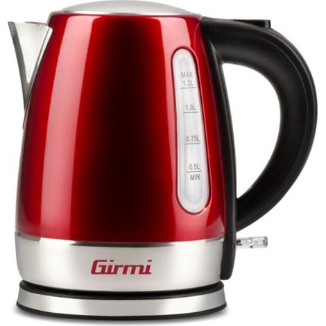 Hervidor eléctrico de metal Girmi BL3202 de 1,2 litros y 1630 W