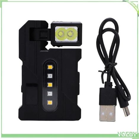 Lampe de poche portable - FAFEICY - 800 mAh - Rechargeable USB - Rotation multi-angle - Magnétique (1/4)