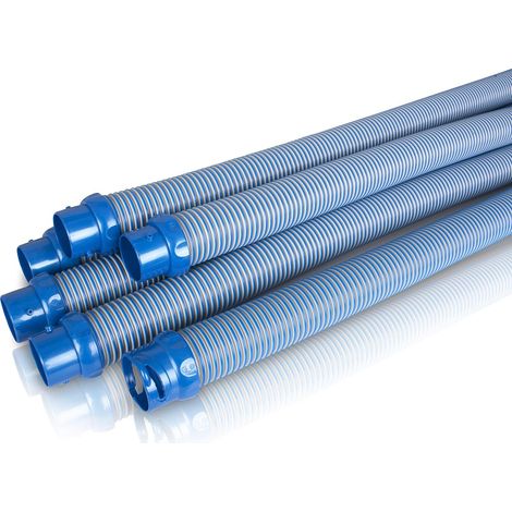 Jeu de 6 Sections de Tuyaux Twist Lock, 6 x 1m, pour Robots Nettoyeurs de Piscine Hydrauliques, Bleu, W78055 100 x 17 x 12 cm (1/5)