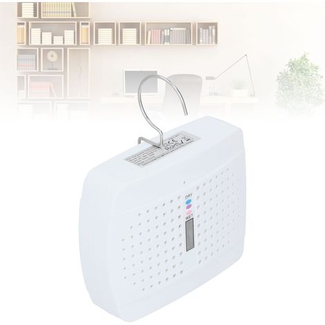 Mini-Luftentfeuchter, wiederverwendbar und geräuschlos, für Bücherregale oder Schränke, Feuchtigkeitsabsorber, weiß, EU 100–240 V (1/5)
