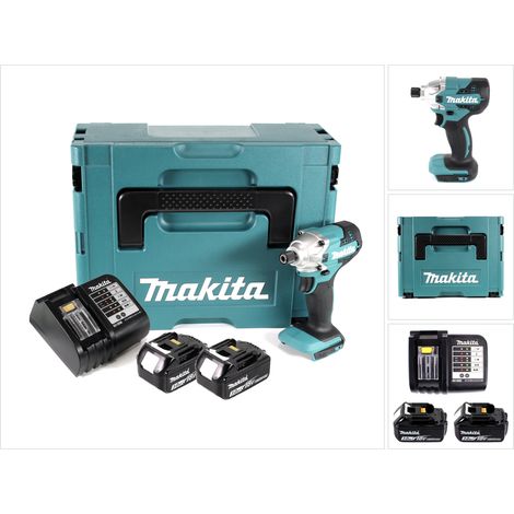 Makita DTD 156 SF1J Akku Schlagschrauber 18V 155Nm + 2x Akku 3,0Ah + Ladegerät + Makpac