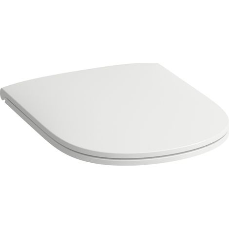 Asiento de inodoro LAUFEN LUA con tapa, Slim, caída amortiguada, (1/2)