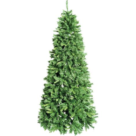 Albero di Natale ARTIFICIALE REALISTICO CLINT altezza 150 cm folto PVC verde bicolore BUD (1/4)