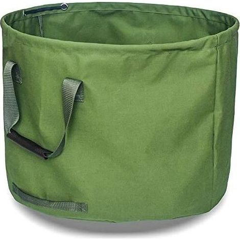 Sac à déchets de jardin extra large 32 gallons, sac réutilisable pour feuilles, pelouse et rangement avec deux poignées, vert, 1 pièce (1/5)