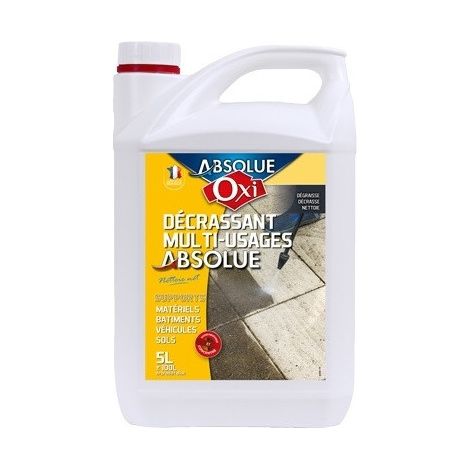 Décrassant concentré 1L – Nettoyage professionnel – Biodégradable après dilution – Pour dégraissage efficace – OXI