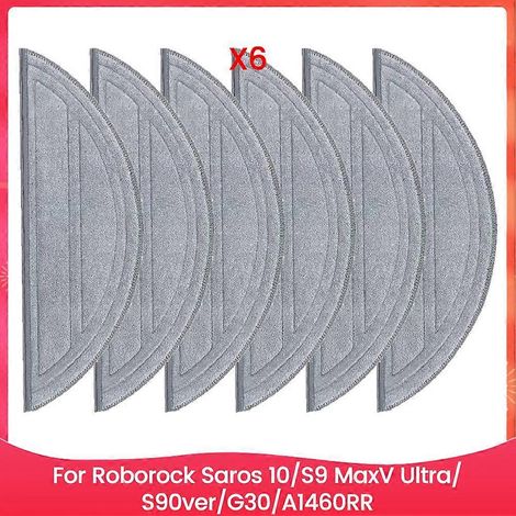 Compatible avec les tapis de nettoyage Saros 10/S9 MaxV Ultra/S90ver/G30/A1460RR, réutilisables, lavables, accessoire A. (1/5)