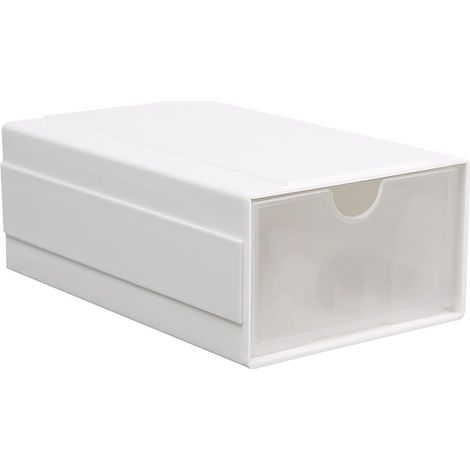 Stapelbare Aufbewahrungsschubladen aus Kunststoff, Organizer für unter die Spüle, für Badezimmerschrank, Küche, Speisekammer, Medikamentenaufbewahrung, Büro, Studentenwohnheim (1/5)