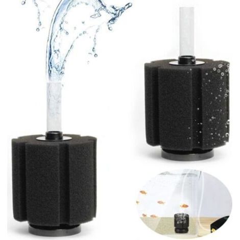 2 pièces Filtre Maille Protection, Filtre à éponge Filtre à air d'aquarium, Filtre à éponge biochimique pour Aquarium, réservoir de Poissons (1/5)