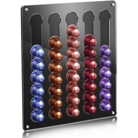 Rangement Capsule De Café Pour Original 40 Dosettes, Acrylique Porte Support Distributeur (1/5)
