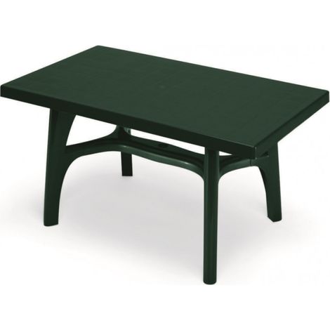 Tavolo resina rettangolareverde 140 x 80 (1/4)
