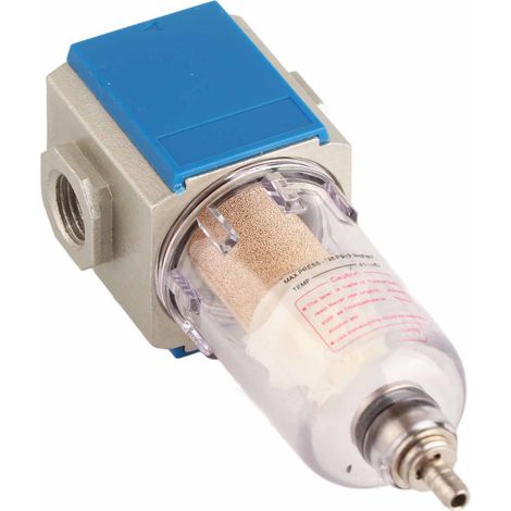 Filtre à air comprimé en alliage d'aluminium pour compresseur outil air évacuation manuelle differentielle automatique GF200-08 PT1/4 (1/5)