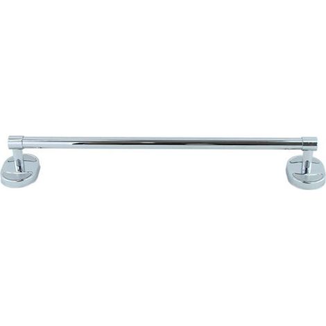 Cleafe - Porta Asciugamani Acciaio Parete Bagno Fissaggio Con Viti O Colla 40cm 52908 - (1/3)