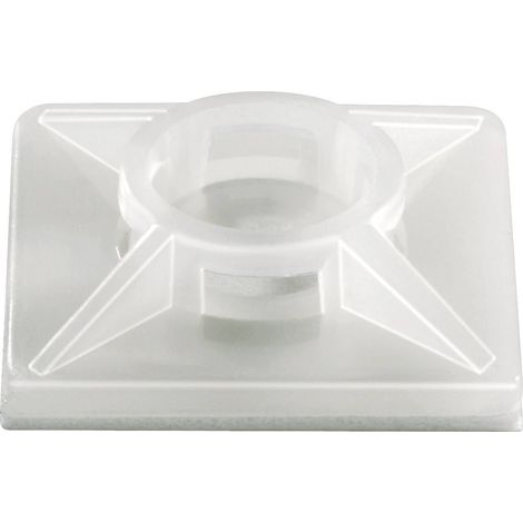 Embase de fixation Plage de Ø du faisceau: 3 mm (max) TRU COMPONENTS TC-HC19R203 1593034 transparent 1 pc(s) S027211 (1/2)