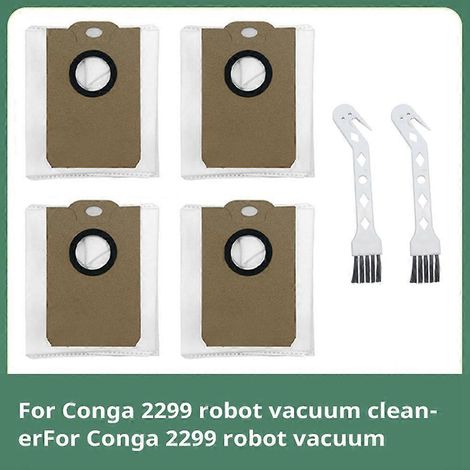 Ersatz-Staubbeutel und Bürste aus Vliesstoff für den Conga 2299 Saugroboter (1/5)