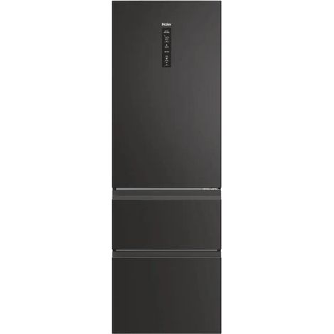 Haier 3D 60 Series 5 Kombination Kühlschrank schwarz 360 Liter