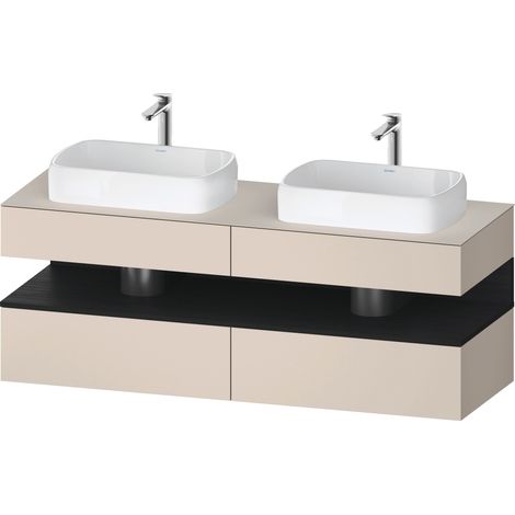 Duravit Collection One Meuble sous-vasque sur console, 2 tiroirs,