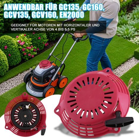 Démarreur à Tirette à Recul Remplacement pour GCV135 GCV160 GC135, GC160 28400-ZL8-023ZA 28400-ZL8-013ZA 284400-ZM0-003Tondeuse à Gazon
