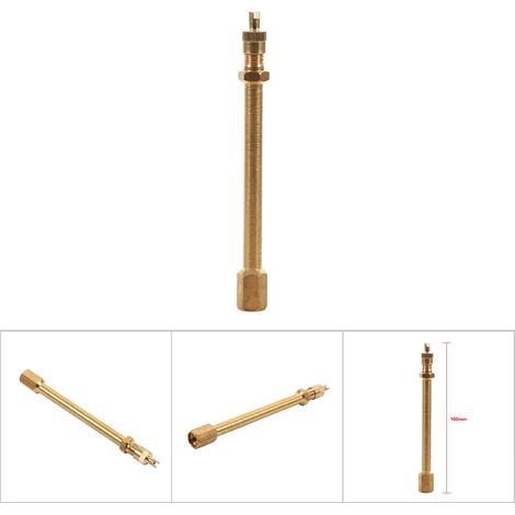 100 mm Messing-Reifenventilverlängerung für Tiefbettfelgen (1/5)