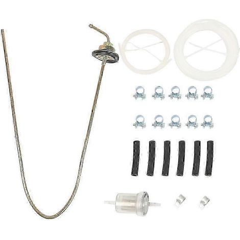 rehausseur de réservoir de carburant compatible avec les chauffages Webasto Eberspacher 1320399A et 35320A, kit de collier de serrage de tuyau de conduite de carburant 89031118 (OS). (1/5)