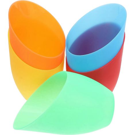 Abat-jour en plastique en forme de fer à cheval, diffusion de la lumière, décoration intérieure, lot de 5 (1/5)