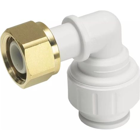 John Guest Speedfit Bent Tap Connector 15mm X 1/2