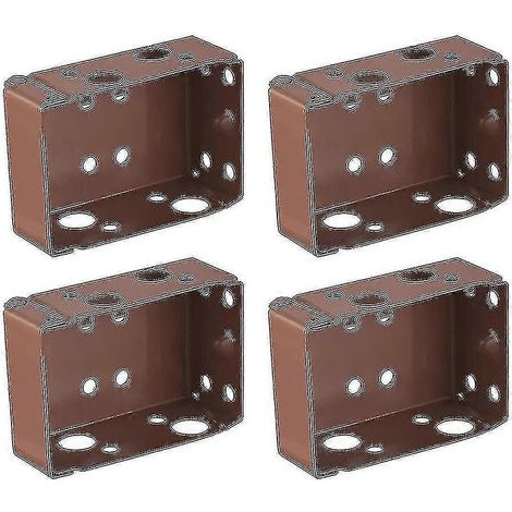 Set mit 4 praktischen und hochwertigen Montagehalterungen für Rollos (1/4)
