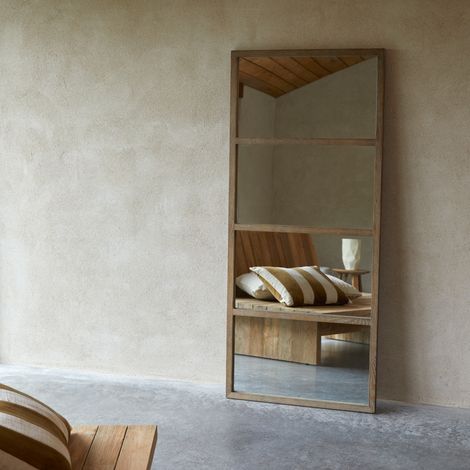 Miroir en bois de chêne 160x70 Louise (1/5)